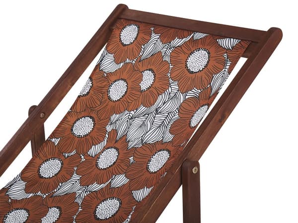 Uppsättning av Tyg till Solstolar 2 st Flamingo Mönster Polyester Solstolstyg