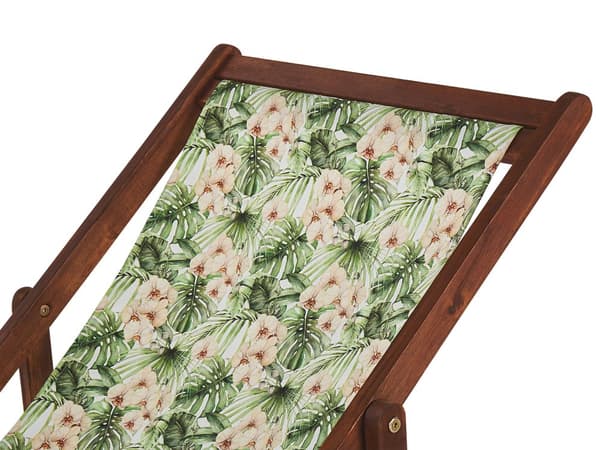 Uppsättning av Tyg till Solstolar 2 st Flamingo Mönster Polyester Solstolstyg