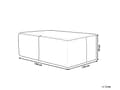 Pikkukuva 3 / 9: Sadesuoja puutarhakalusteelle harmaa PVC polyesteri 150 x 120 x 70 cm