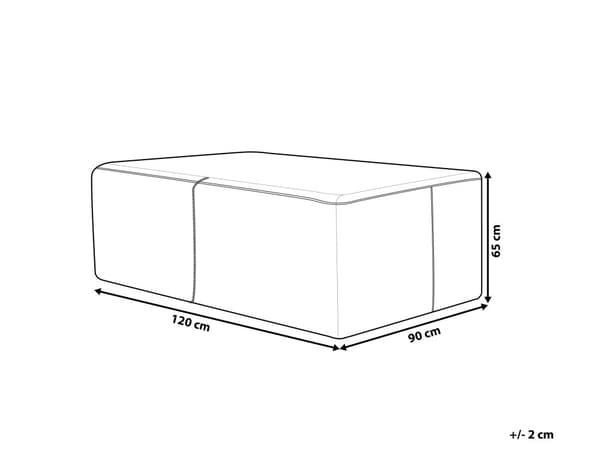 Skydd för Trädgårdsmöbler Grå PVC Polyester 120 x 90 x 65 cm Regnskydd