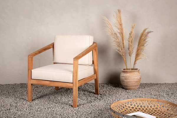 Cushio havehynde til stol cream.