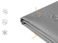 Miniatyrbilde 4 av 7: Regntrekk for Solseng Grå PVC-belagt Stoff 205 cm