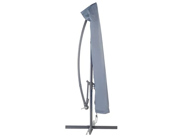 Regntrekk for Parasoll Grå Belagt Stoff 203 cm