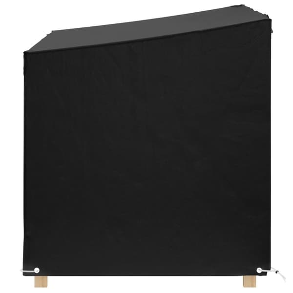 vidaXL Trekk til huskebenk 12 maljer 215x150x130/150 cm polyetylen