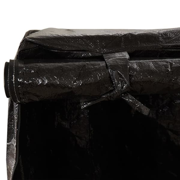 vidaXL Trekk til huskebenk 12 maljer 215x150x130/150 cm polyetylen