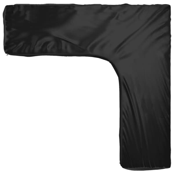 vidaXL Överdrag för utemöbler 20 ölj. 300x300x70cm L-format