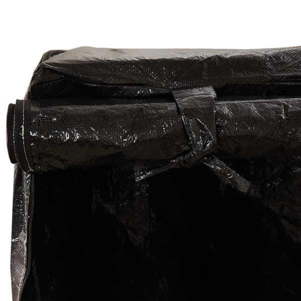 vidaXL Keinun penkinsuojat 2 kpl 12 rengasta 220x177x220 cm polyeteeni