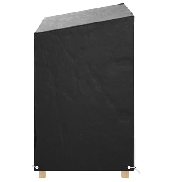 vidaXL Keinun penkinsuojat 2 kpl 8 purjerengasta 125x90x135/165 cm PE