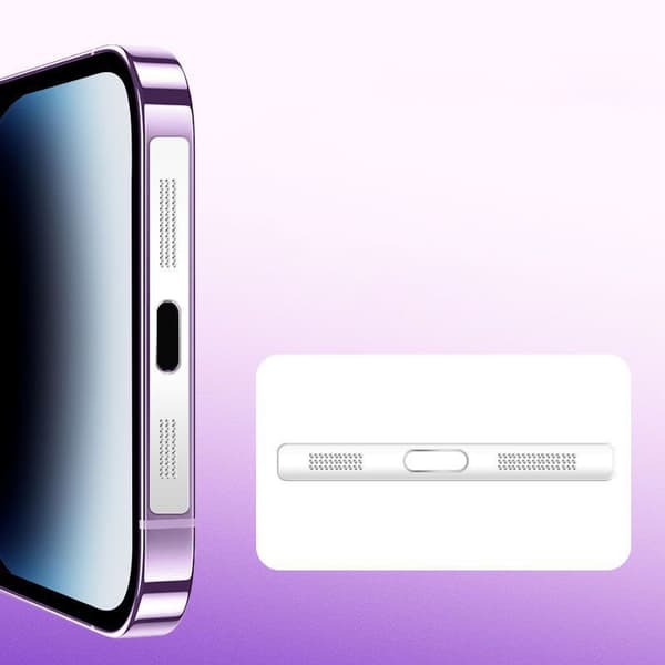 Puhelimen kaiutin pölynkestävä verkko iPhone 12/13/14 Pro Max neliön muotoinen 10 kpl