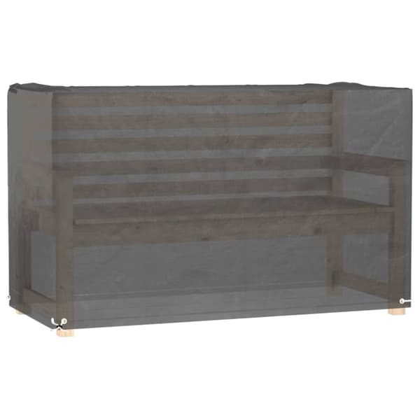 vidaXL Överdrag för utemöbler 8 öljetter 125x55x75 cm rektangulärt