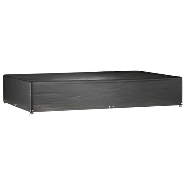 vidaXL Överdrag för trädgårdsmöbler 16 ölj. 325x205x60 cm rektangulärt