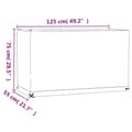 Pikkukuva 9 / 9: vidaXL Överdrag för trädgårdsmöbler 8 ölj. 125x55x75 cm rektangulärt
