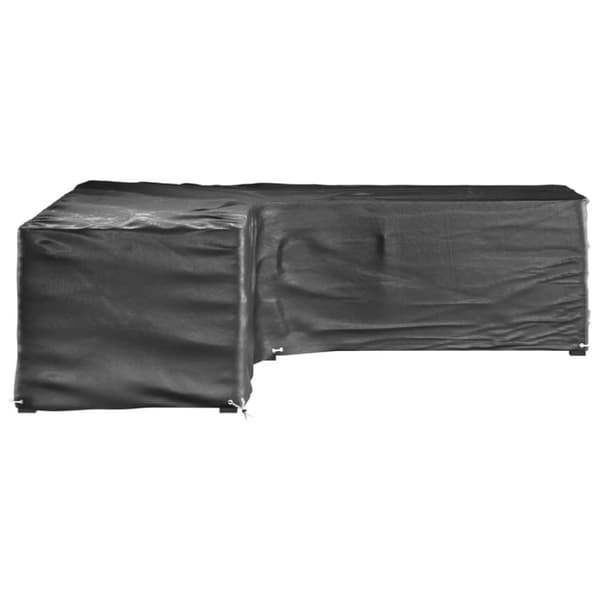 vidaXL L-formet hagemøbeltrekk 2 stk 16 maljer 250x250x70 cm