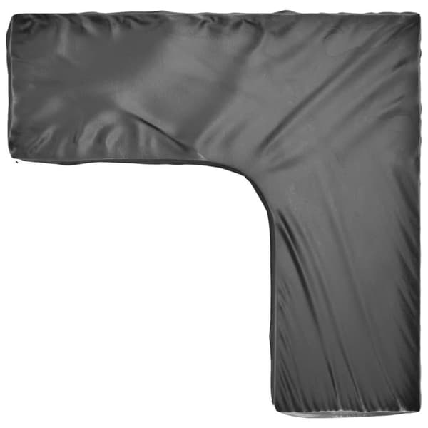 vidaXL L-formet hagemøbeltrekk 2 stk 16 maljer 250x250x70 cm