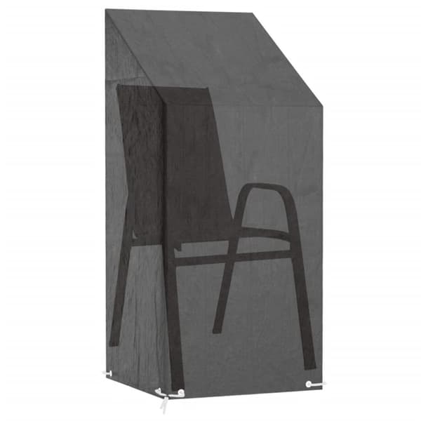 vidaXL overtræk til havestole 65x65x110/150 cm 8 øjer polyethylen