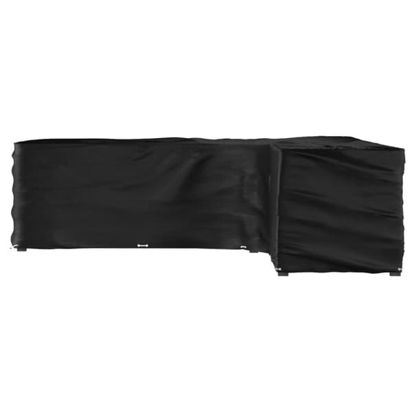 vidaXL Överdrag för utemöbler 20 ölj. 300x300x90cm L-format