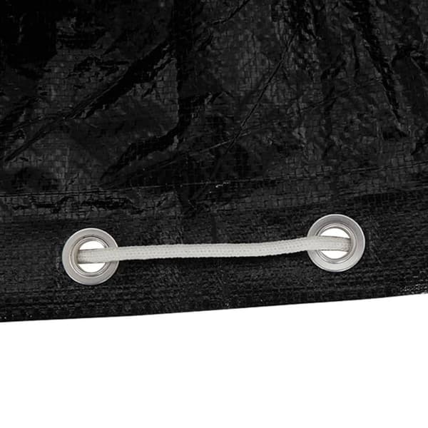 vidaXL Överdrag för utomhusbänk 2st 8 ölj. 160x70x70/88 cm polyeten
