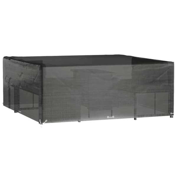 vidaXL Puutarhakalustesuoja 16 purjerengasta 250x250x90 cm neliö