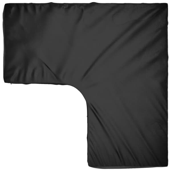 vidaXL Puutarhakalustesuoja L-muoto 16 purjerengasta 215x215x90 cm