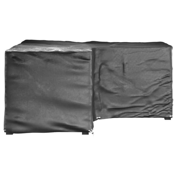 vidaXL L-formede havemøbelovertræk 2 stk. 215x215x90 cm 16 øjer