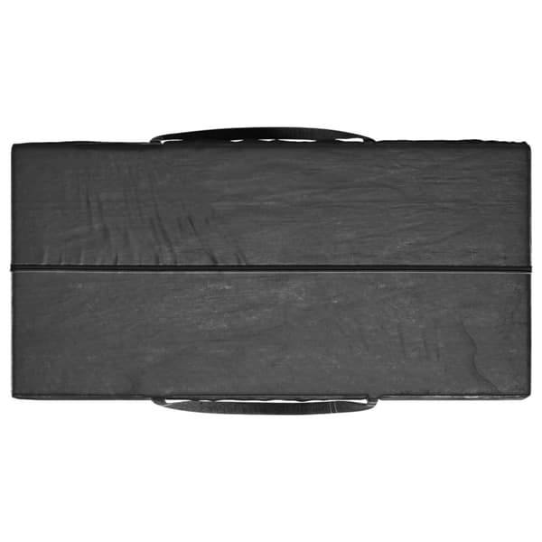 vidaXL Ulkotyynyjen säilytyskassit 2 kpl musta 150x75x75 cm polyeteeni