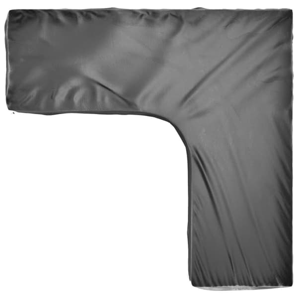 vidaXL Överdrag för utemöbler 2st 16 ölj. 285x285x90 cm L-format