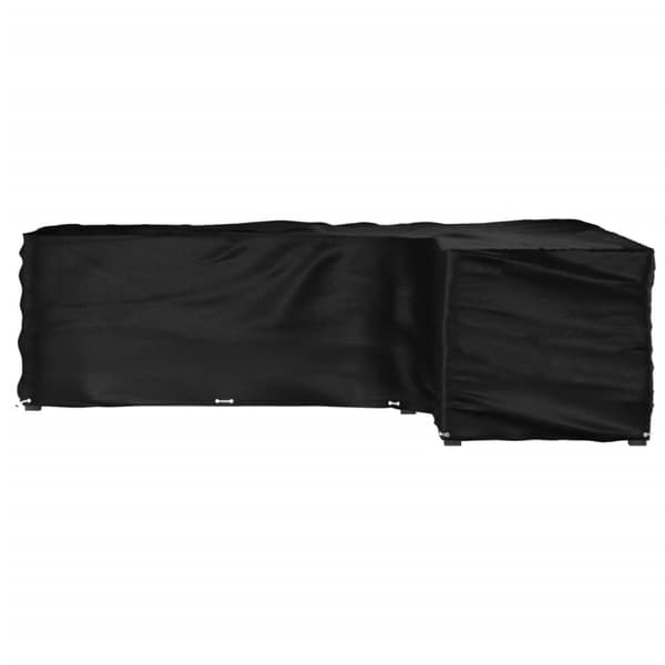 vidaXL L-formet hagemøbeltrekk 16 maljer 260x210x80 cm