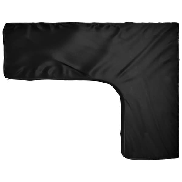 vidaXL L-formet havemøbelovertræk 260x210x80 cm 16 øjer