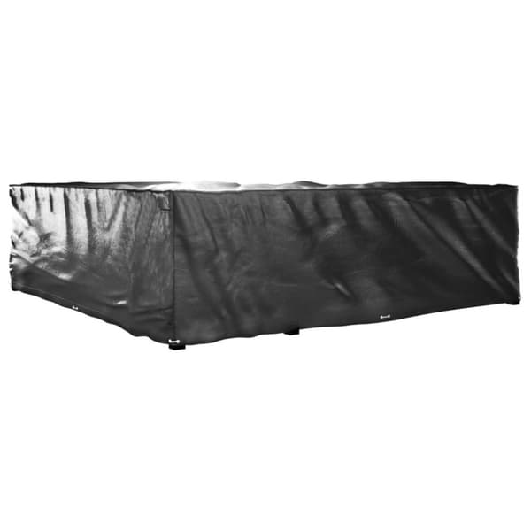 vidaXL Överdrag för utemöbler 2st 20 ölj. 300x300x90 cm L-format