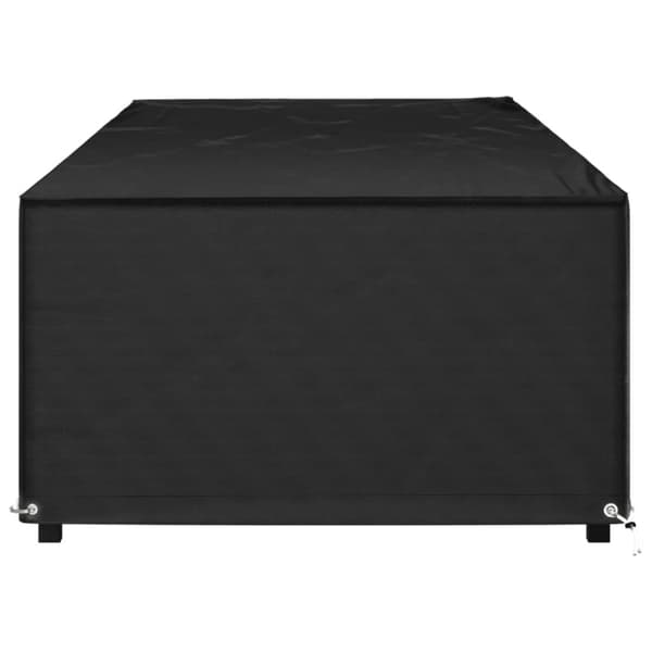 vidaXL Överdrag för solsäng 12 öljetter 205x75x40 cm polyeten