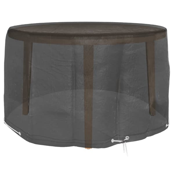 vidaXL Ulkokalustesuojat 2 kpl 6 purjerengasta Ø125x75 cm pyöreä