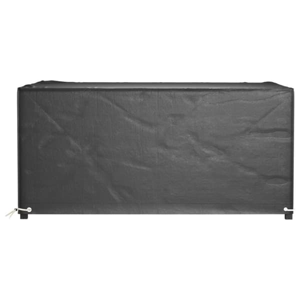 vidaXL Överdrag för utemöbler 2 st 8 ölj. 180x135x80 cm rektangulärt