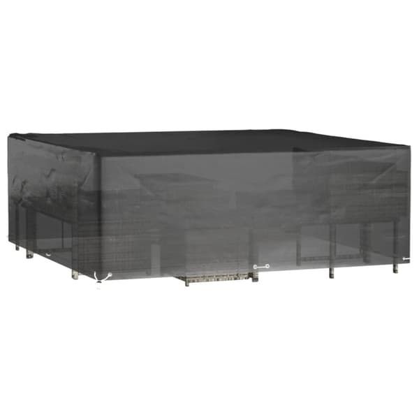 vidaXL havemøbelovertræk 300x300x75 cm 16 øjer firkantet