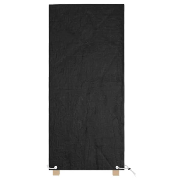vidaXL Trekk til utestol 2 stk 8 maljer 75x70x140 cm polyetylen