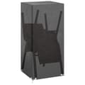 Miniatyrbilde 5 av 9: vidaXL Trekk til utestol 2 stk 8 maljer 75x70x140 cm polyetylen