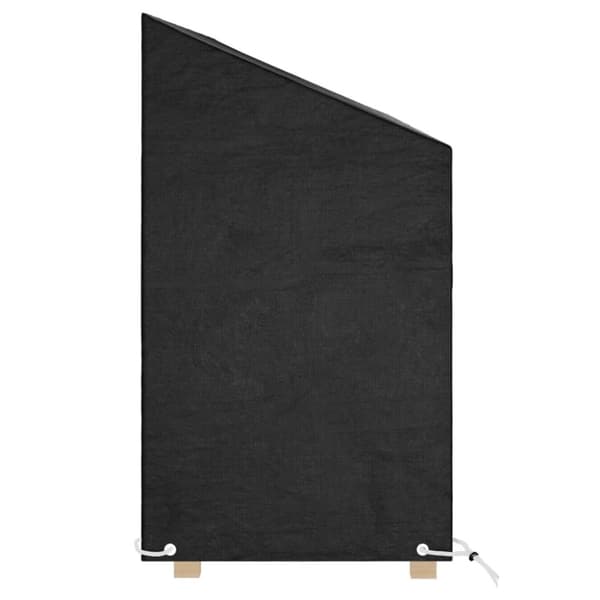 vidaXL Överdrag för trädgårdsbänk 12 öljetter 210x70x70/88 cm polyeten