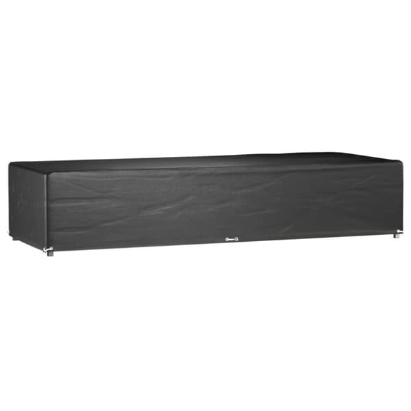 vidaXL Överdrag för solsäng 2st 12 öljetter 205x75x40 cm polyeten