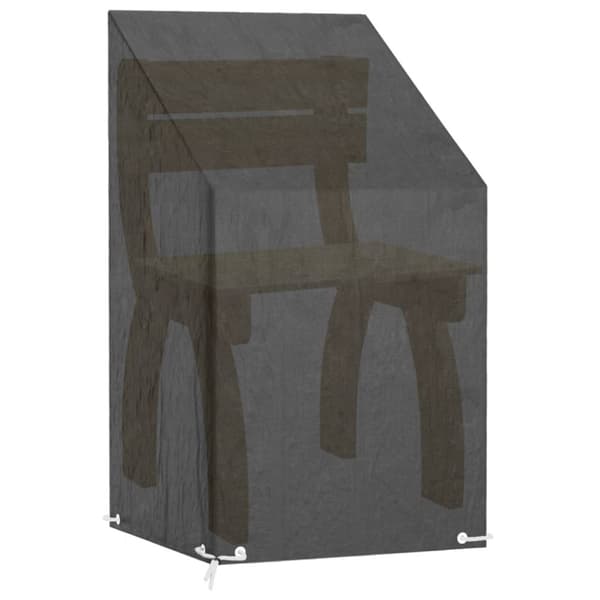 vidaXL Överdrag för utemöbler 2 st 8 ölj. 65x65x80/120 cm polyeten