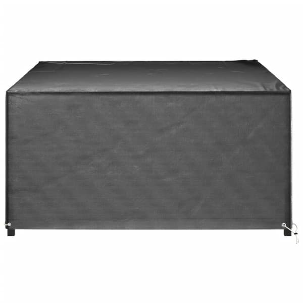 vidaXL Överdrag för utemöbler 2 st 12 ölj. 270x180x90 cm rektangulärt