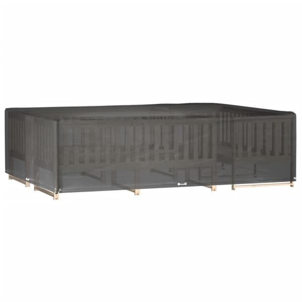 vidaXL Hagemøbeltrekk 16 maljer 300x200x75 cm rektangulær