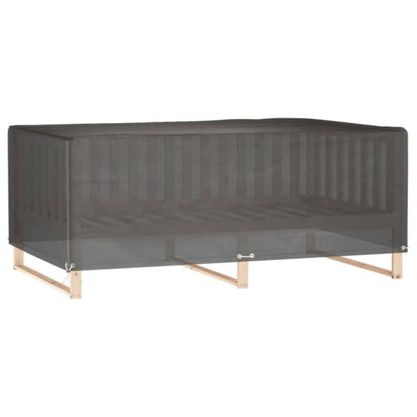 vidaXL Överdrag för trädgårdsmöbler 12 ölj. 227x152x65 cm rektangulärt