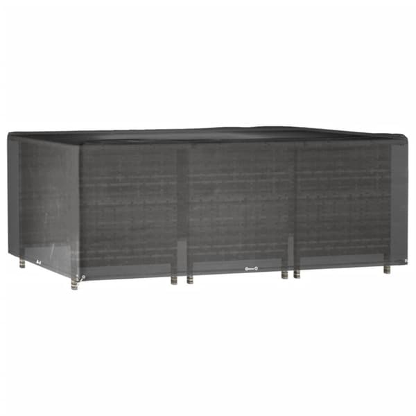 vidaXL Överdrag för trädgårdsmöbler 16 ölj. 278x204x105cm rektangulärt