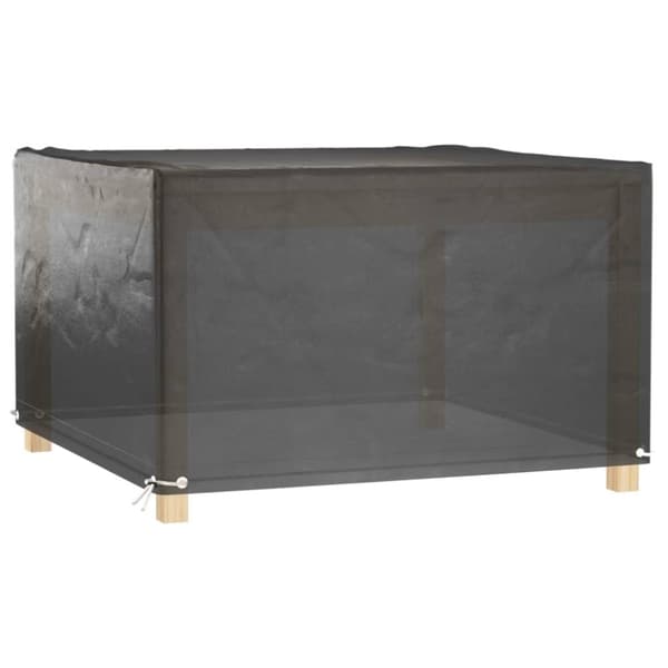 vidaXL havemøbelovertræk 2 stk. 125x125x75 cm 8 øjer firkantet