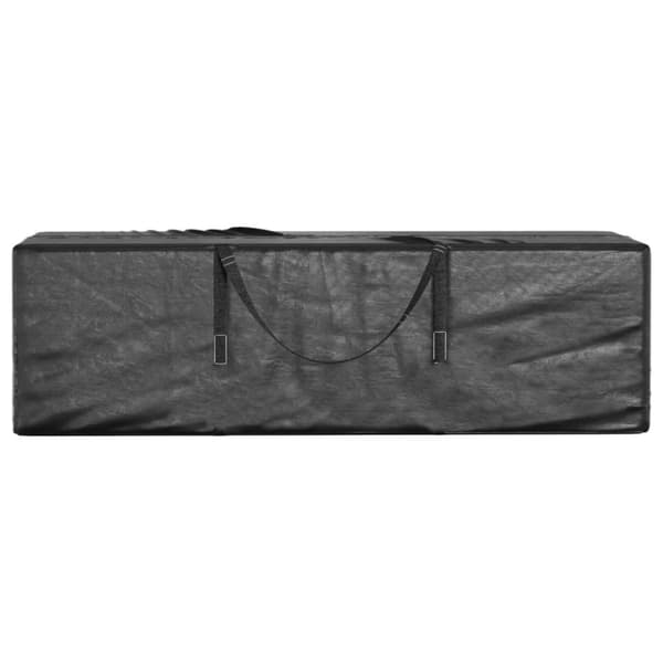 vidaXL opbevaringspose til juletræ 135x40x55 cm polyethylen sort