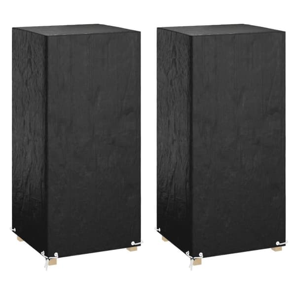 vidaXL overtræk til havestol 2 stk. 75x70x140 cm 8 øjer polyethylen