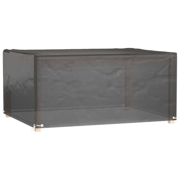 vidaXL Puutarhakalustesuoja 8 purjerengasta 180x135x80 cm suorakaide