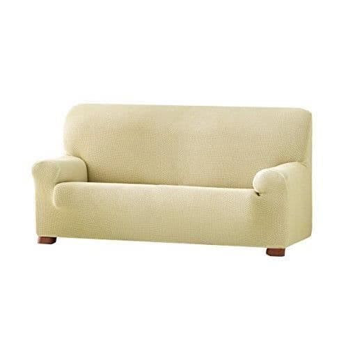 Eysa Cora Bi-Elastic Sofföverdrag, Polyester Bomull, Beige, 36x27x19 cm - F747061
