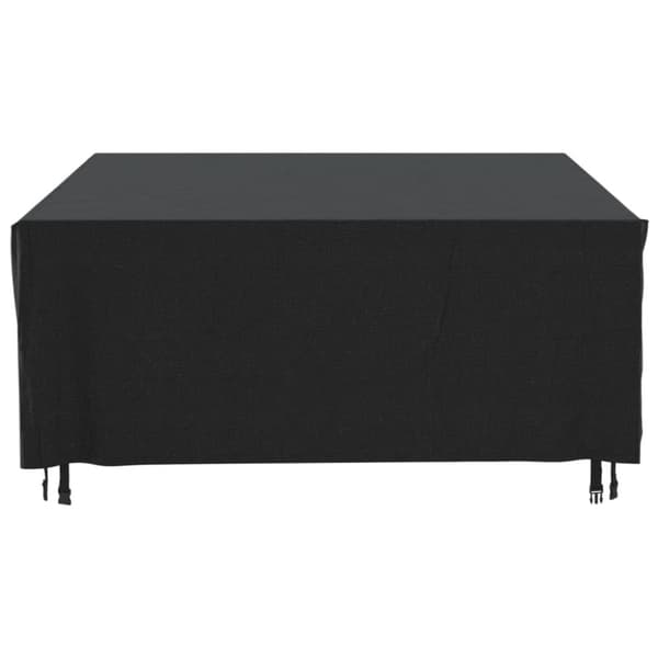 vidaXL Hagemøbeltrekk svart 200x160x70 cm vanntett 420D