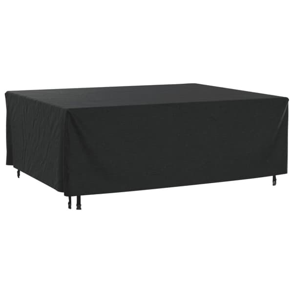 vidaXL Hagemøbeltrekk svart 200x160x70 cm vanntett 420D