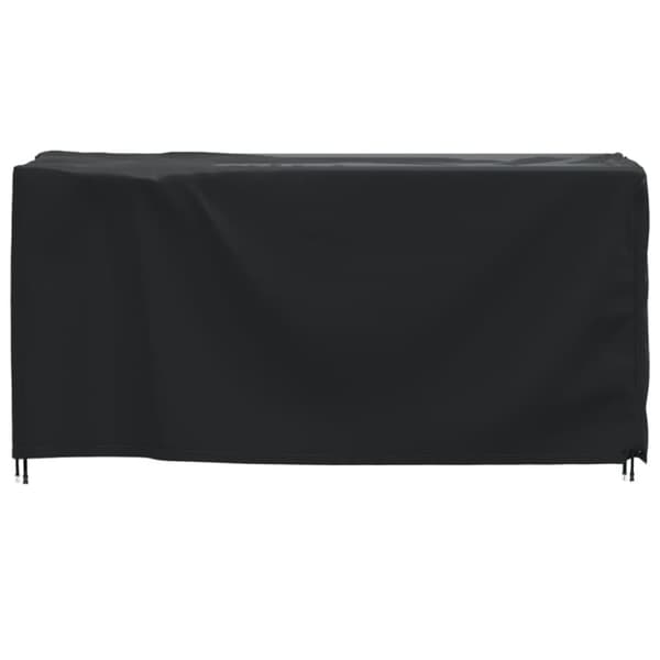 vidaXL Hagemøbeltrekk svart 180x70x90 cm vanntett 420D